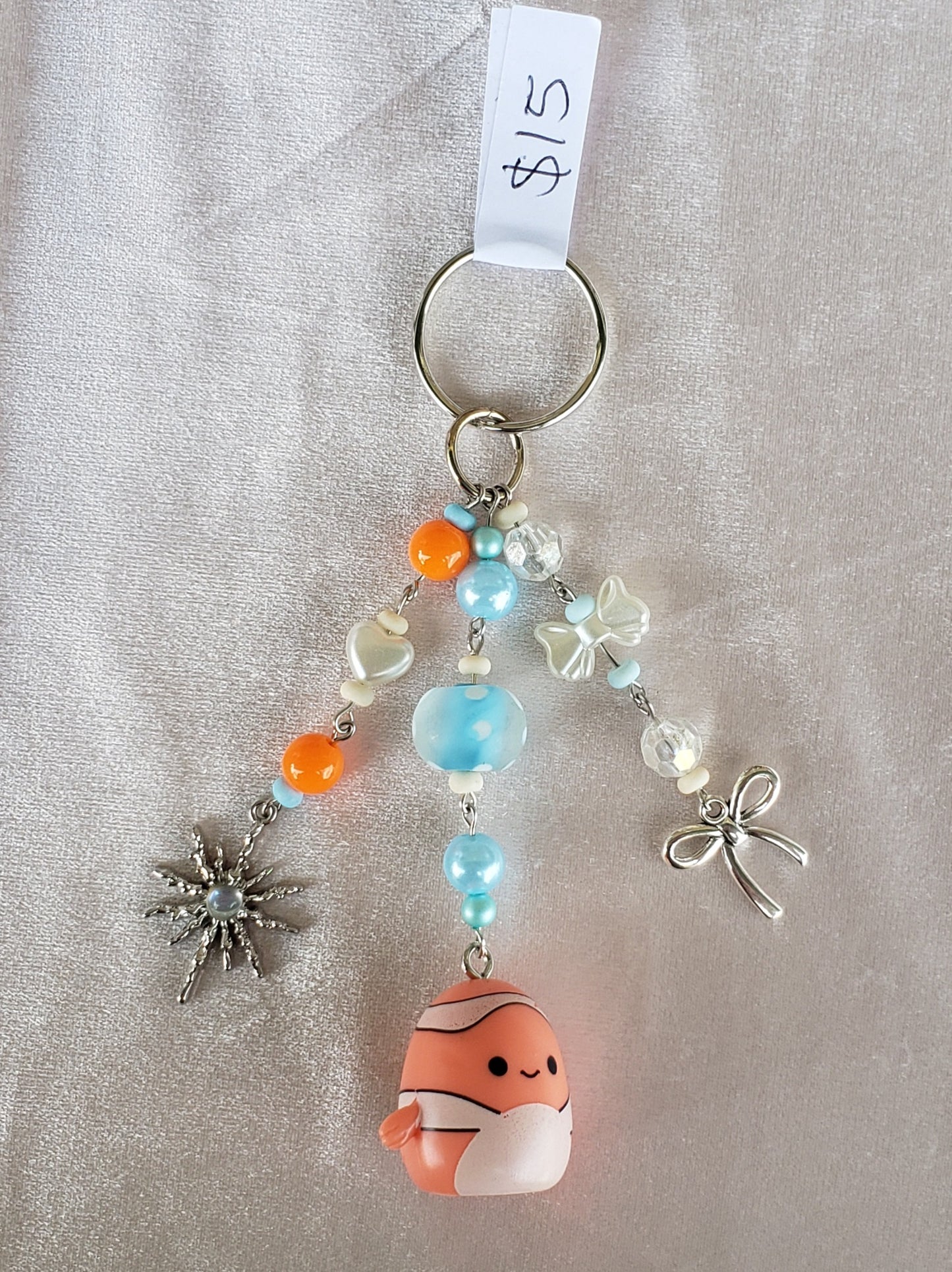 Clown Fish squishmallow keychain
