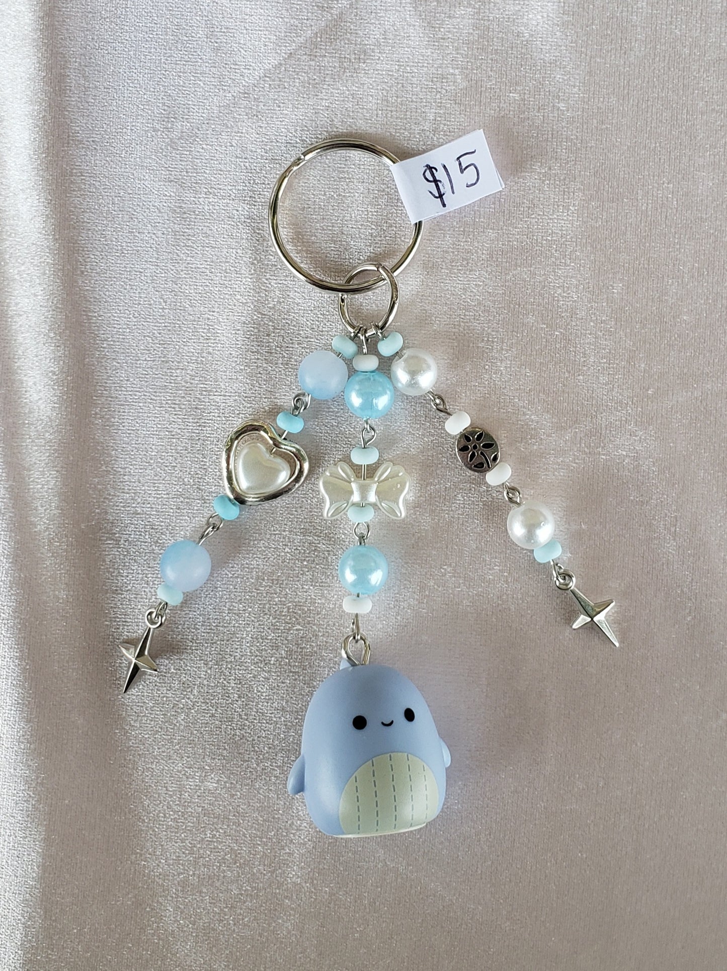 Whale Squishmallow Keychain