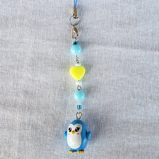 Blue Penguin phone charm 💙