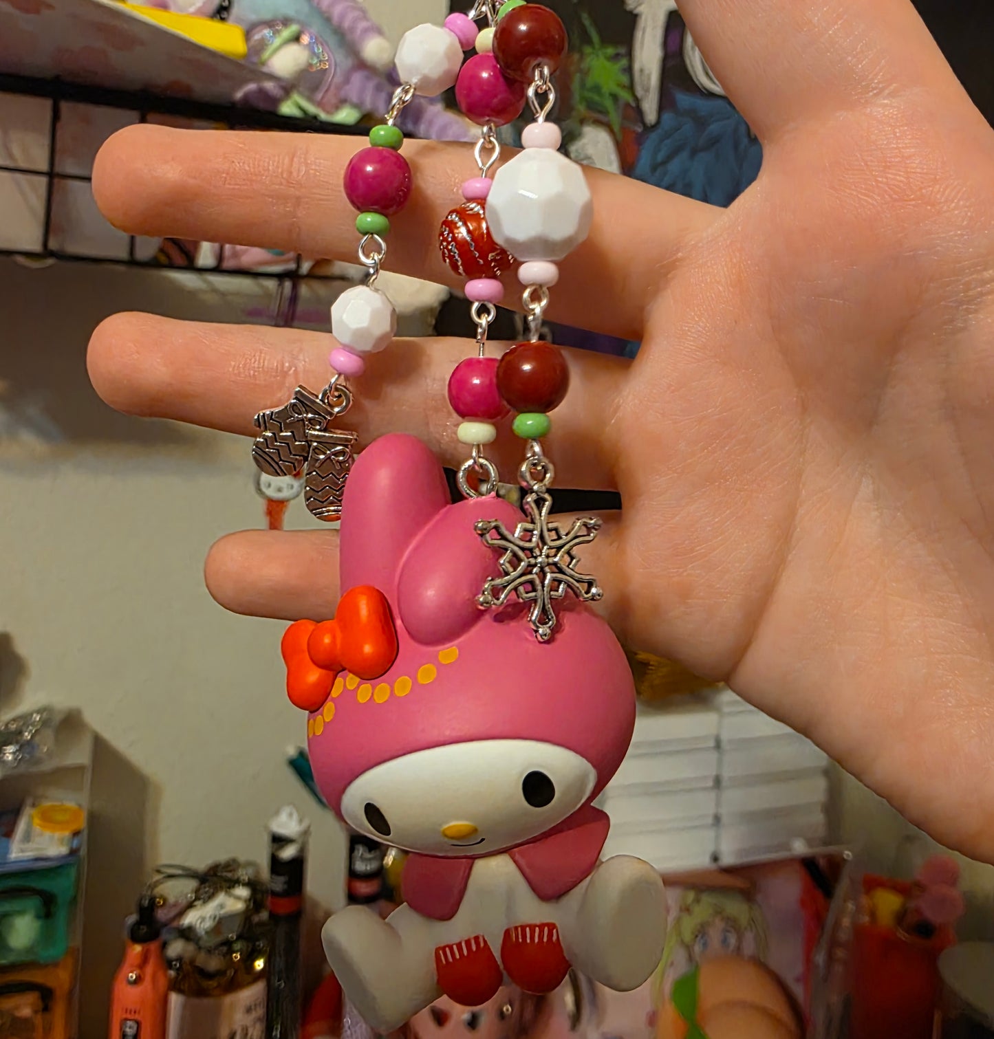 Christmas My Melody Keychain